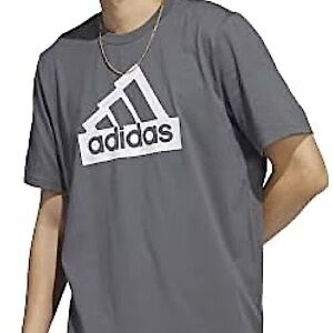 Adidas M City E gray tee shirt, size large in mens